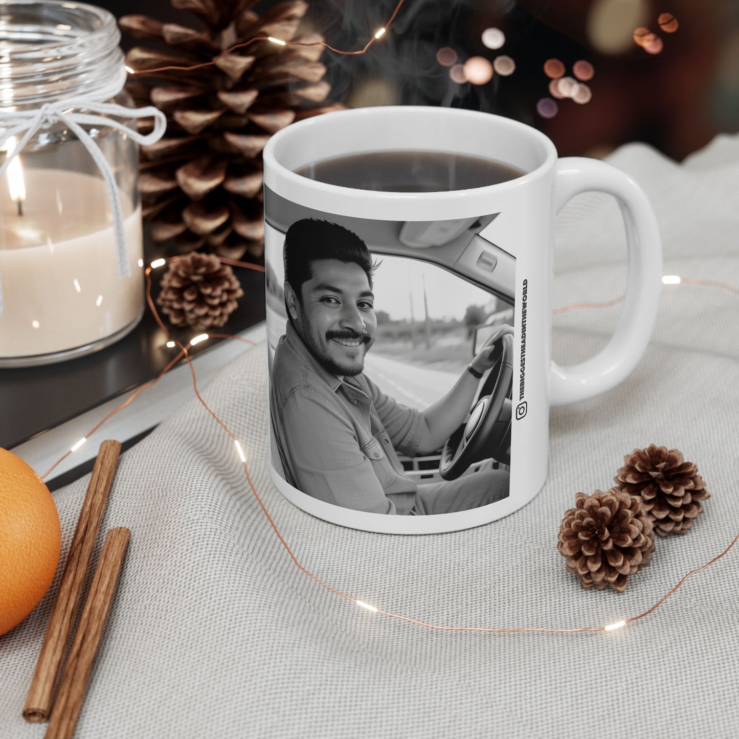 Jesus Take The Wheel Ceramic Coffee Mug, (11oz, 15oz)